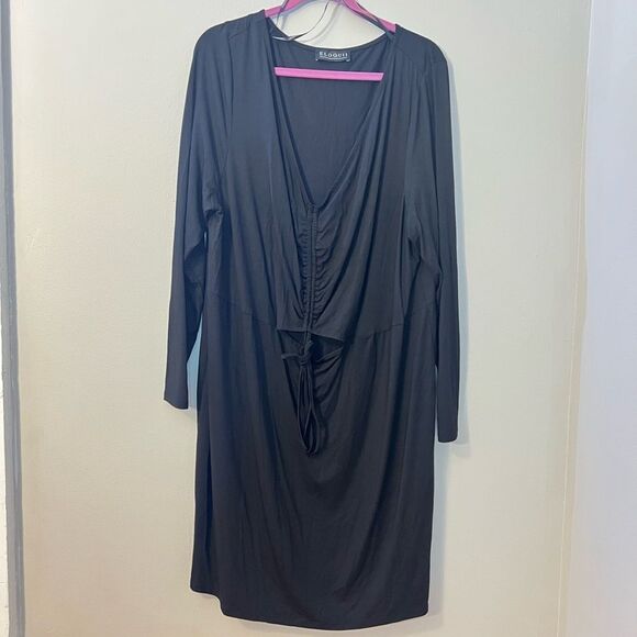 Eloquii Black Long Sleeve Dress 22/24 - Picture 1 of 2
